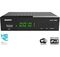 Edision Picco T265 Ψηφιακός Δέκτης Mpeg-4 Full HD (1080p) με Λειτουργία PVR (Εγγραφή σε USB) Σύνδεσεις SCART / HDMI / USB